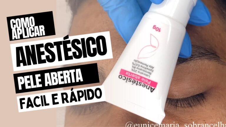 Guia completo sobre anestésicos para sobrancelhas
