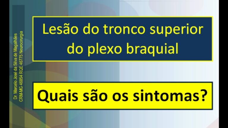 Sintomas da lesão do plexo braquial: guia completo
