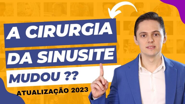 Cirurgia de sinusite: Antes e Depois