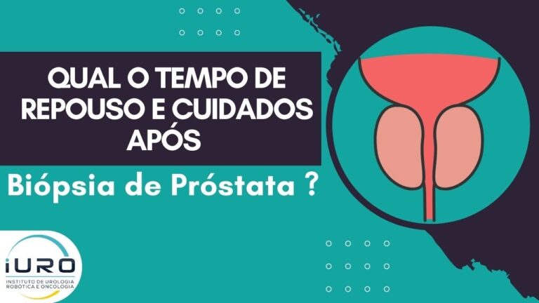 Tempo ideal de repouso pós-biópsia de próstata