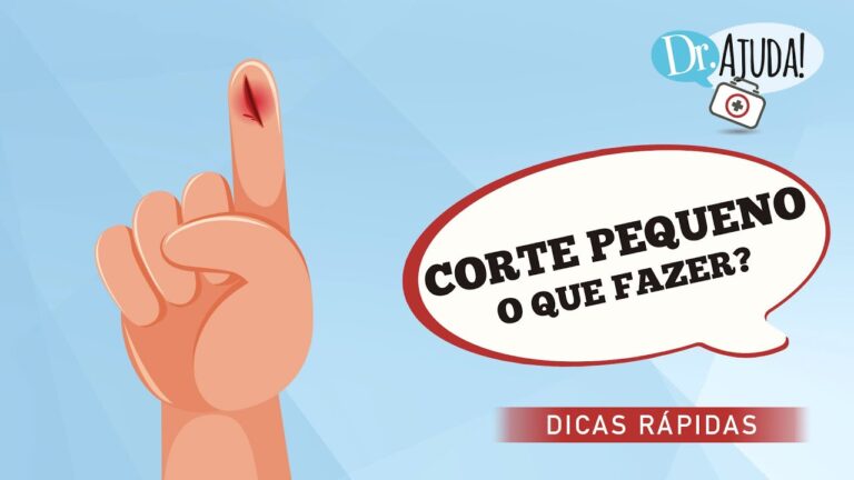Como lidar com cortes pequenos de forma eficaz