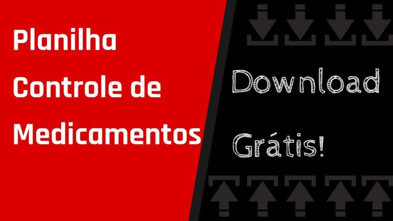 Planilha de controle de medicamentos para idosos: otimizando a gestão da saúde
