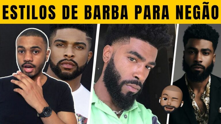 Barbas em Negros: Tendências e Estilos