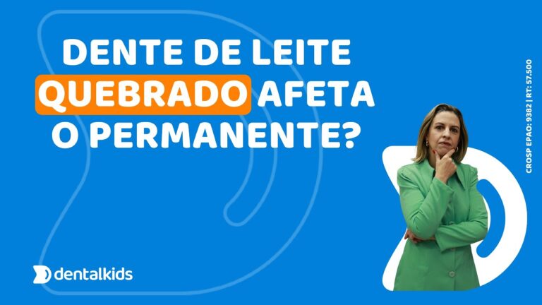 Como lidar com um dente de leite quebrado na raiz