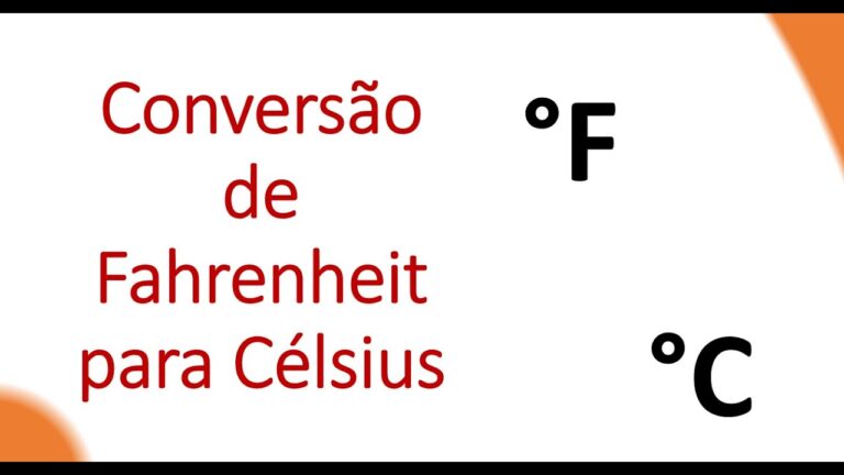 Como converter 100 graus Fahrenheit para Celsius