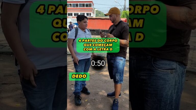 Partes do Corpo com a Letra X