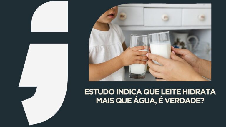 Estudo revela: Leite hidrata mais do que água