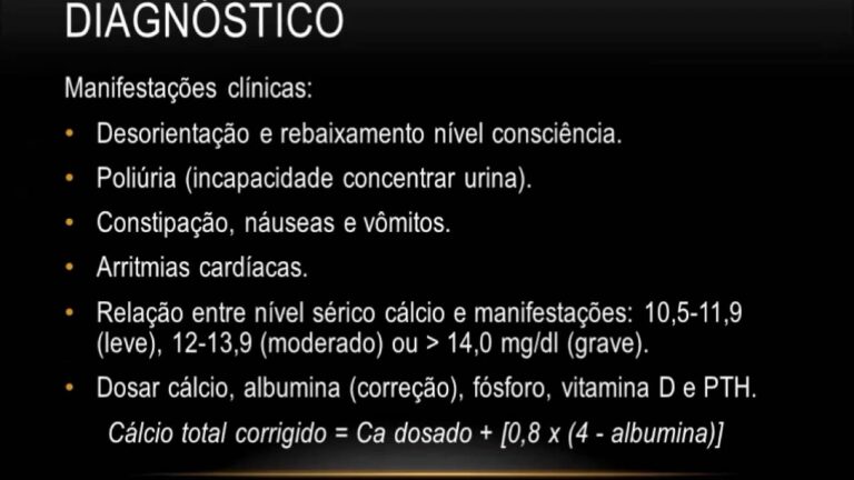 Calcio corrigido pela albumina: importância e interpretação