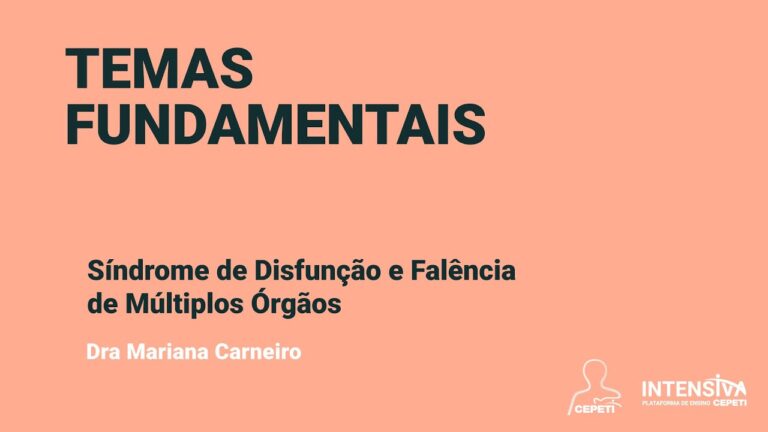 Desafios da disfunção de múltiplos órgãos: diagnóstico e tratamento