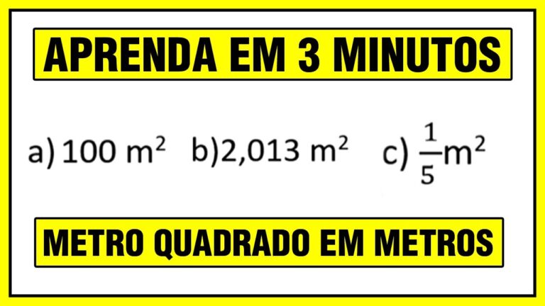 Conversão Eficiente: Metro Quadrado em Metro