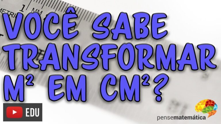 Convertendo 1 m² em cm²