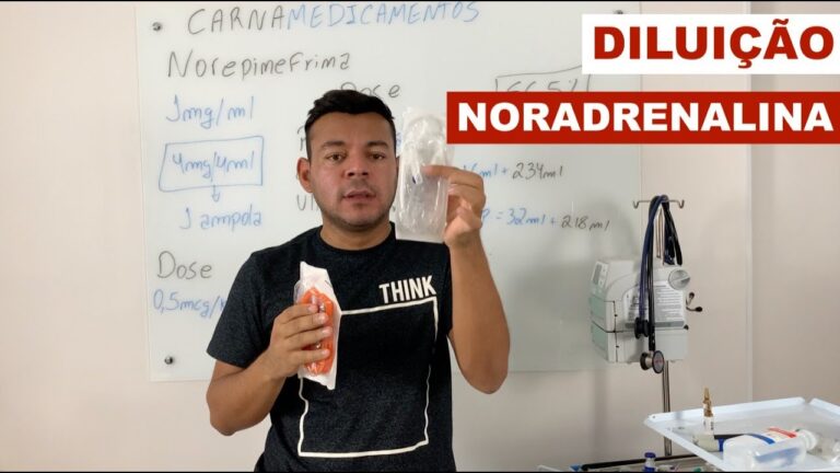 Otimização da Diluição de Noradrenalina