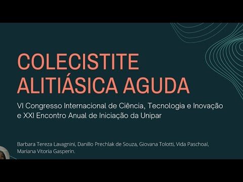 Tratamento eficaz da colecistite alitiásica