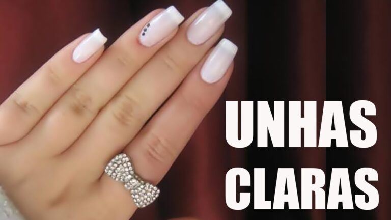 10 Inspira&ccedil;&otilde;es de Fotos de Unhas Claras