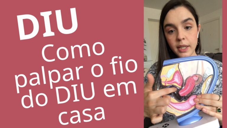 Posso puxar o fio do DIU?
