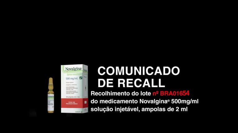 Uso e Efic&aacute;cia da Novalgina Injet&aacute;vel